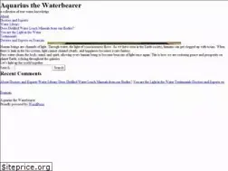 Sites similar to aquariusthewaterbearer.com