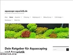Sites similar to aquascape-aquaristik.de