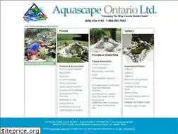Sites similar to aquascapeontario.com