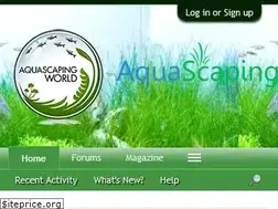 Sites similar to aquascapingworld.com
