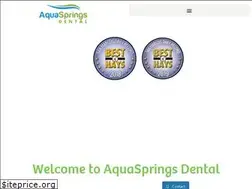 Sites similar to aquaspringsdental.com