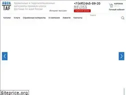 Sites similar to aquataf.ru