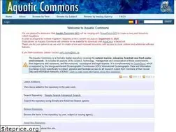 Sites similar to aquaticcommons.org