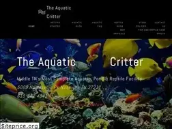 Sites similar to aquaticcritter.com