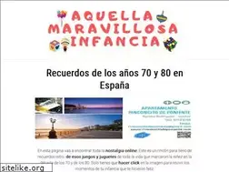 Sites similar to aquellamaravillosainfancia.com