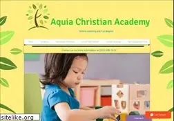 Sites similar to aquiachristianacademy.com