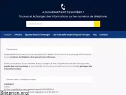 Sites similar to aquiappartientcenumero.com