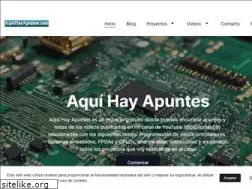 Sites similar to aquihayapuntes.com