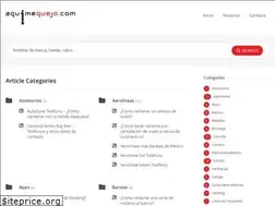 Sites similar to aquimequejo.com