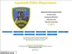 Sites similar to aquinnahpolice.us