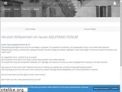 Sites similar to aquitaine-forum.de