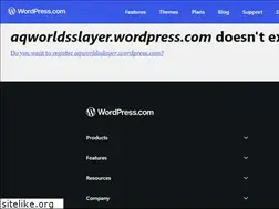 Sites similar to aqworldsslayer.wordpress.com