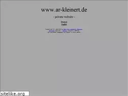 Sites similar to ar-kleinert.de