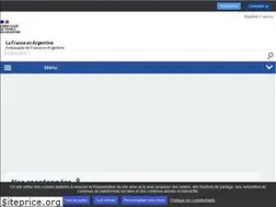 Sites similar to ar.ambafrance.org