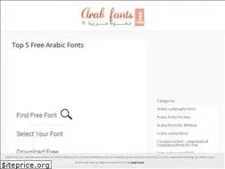 Sites similar to arab-fonts.com
