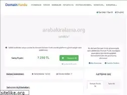 Sites similar to arabakiralama.org