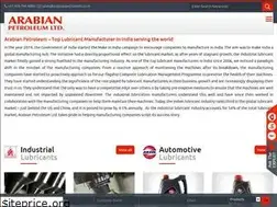 Sites similar to arabianpetroleum.co.in