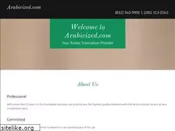 Sites similar to arabicized.com