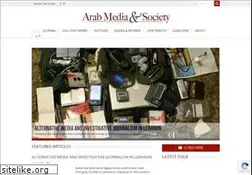 Sites similar to arabmediasociety.com