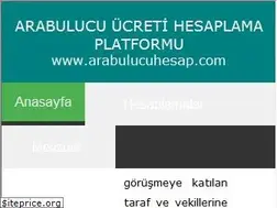 Sites similar to arabulucuhesap.com