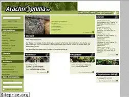 Sites similar to arachnophilia.de
