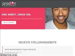 Sites similar to aradon-personal.de