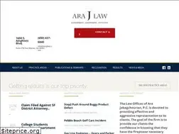 Sites similar to arajlaw.com