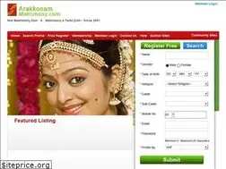 Sites similar to arakkonammatrimony.com