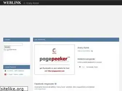 Sites similar to arany-aszok-link.weblink.hu