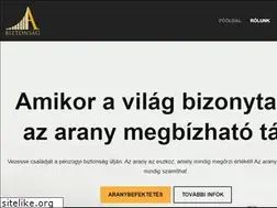Sites similar to aranybiztonsag.hu