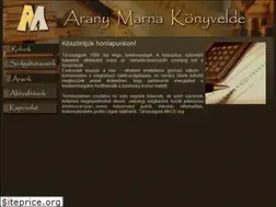 Sites similar to aranymarna.hu