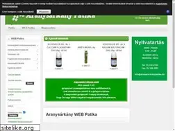 Sites similar to aranysarkanypatika.hu