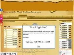 Sites similar to aranyvetel.hu