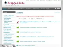 Sites similar to arapcaokulu.com