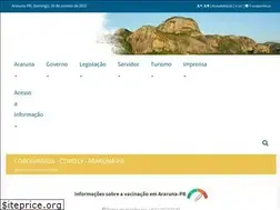Sites similar to araruna.pb.gov.br