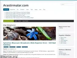 Sites similar to arastirmalar.com