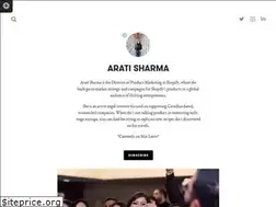 Sites similar to aratisharma.com