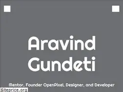 Sites similar to aravindgundeti.com