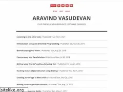 Sites similar to aravindvasu.dev