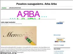 Sites similar to arbaarba.blogas.lt