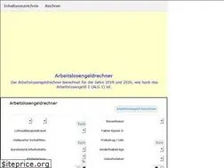 Sites similar to arbeitslosengeldrechner.biz