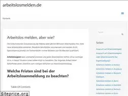 Sites similar to arbeitslosmelden.de