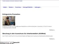 Sites similar to arbeitsmedizin.uni-erlangen.de