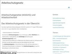 Sites similar to arbeitsschutzgesetze.com