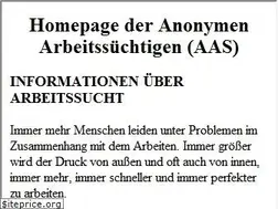Sites similar to arbeitssucht.de