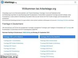 Sites similar to arbeitstage.org