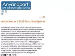 Sites similar to arbetsmiljoforskning.se
