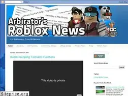 Sites similar to arbirator-robloxnews.blogspot.com
