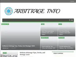 Sites similar to arbitrageinfo.com