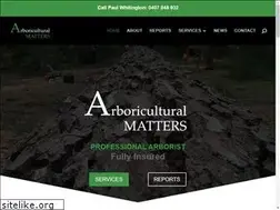 Sites similar to arboriculturalmatters.com